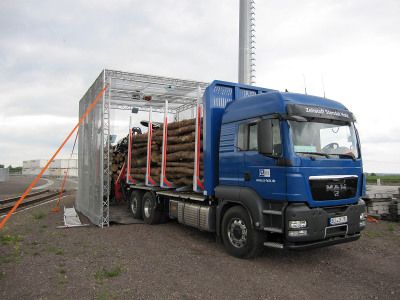 LKW Rundholz Erfassung