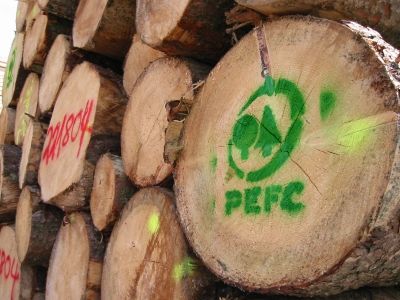 Holz mit PEFC