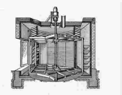 Rotationstrockner von der Seite